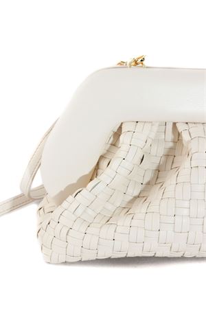 White Tia clutch bag THE MOIRE' | TMSR25TMW81SHELL